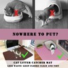 HCY&WLD Cat Litter Mat, Honeycomb Double Layer Cat Litter Trapping