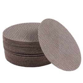 50pcs 6" Mesh Sanding Discs Dust-Free 120 Grit Velcro Anti-Block Mesh Sandpaper for Body Wood Drywall Metal