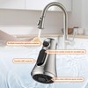 RULIA Kitchen Faucet Head Replacement with 12 Adapters, 4 Functions