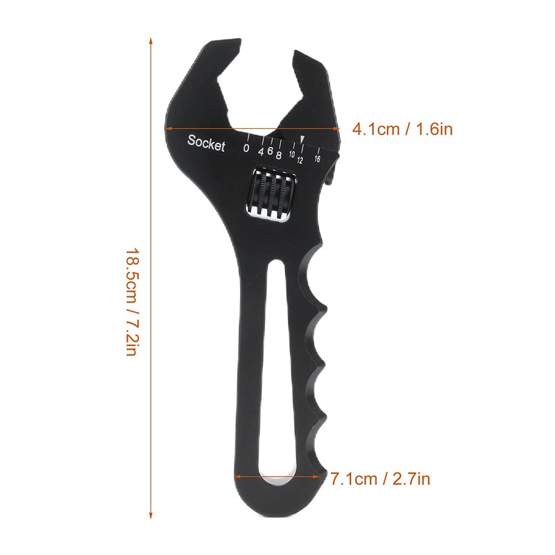 YWBL-WH Adjustable Wrench Aluminium Alloy Spanner Wide Jaw Opening with