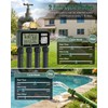 WILAWELS 4 Zone Brass Sprinkler Timer, Garden Hose Timer, Automatic
