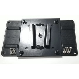 PAW International 200 x 100mm RV TV Adapter Attached to a Steel TV Bracket | to Slide into Steel Wall Mount (not Polymer Wall Mounts)