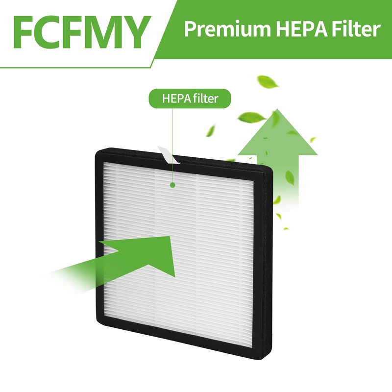 FCFMY 4 Packs True HEPA Replacement Filters Compatible with Westinghouse