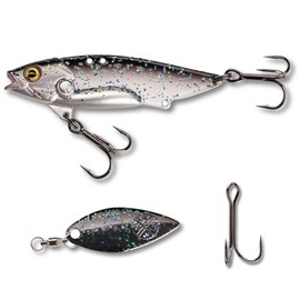 LMAB Techno Vibe Vibration Bait, 3 Sizes, Cicada, Blade Bait, Lipless Crankbait, Fishing Lure for Predator Fishing, Fishing Bait for Zander & Bass, Cicadas (Galaxy, 15 g, 5.8 cm)