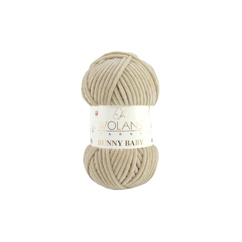 Wolans Bunny Baby Chenille Style Yarn Wool 70 Colours Available
