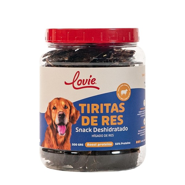 Lovie Premios Snacks para Perros Hgado de Res Deshidratado XL