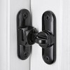 Wocoe 90/180° Barn Door Latches，Right Angle Door Lock,Zinc Alloy Flip