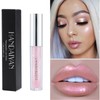 2PCS Diamond Liquid Glitter Shimmer Lipsticks, Glossier Lip Gloss, Lipstick