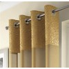 Maple Textiles 2 X Ochre Mustard Gold Eyelet Heading Voile