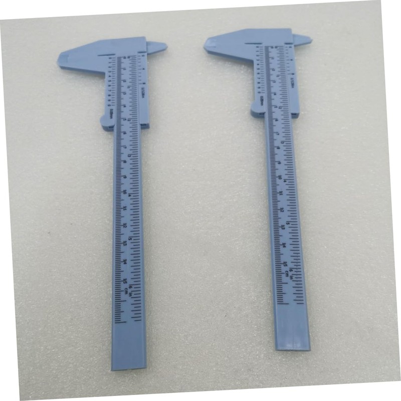 BIUDECO 5pcs Eyebrow Measurement Ruler Double Scale Caliper Brow Ruler