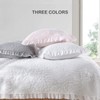 HORIMOTE HOME HORIMOTE HOME Pink Ruffled Quilt Twin Size, Stone-Washed