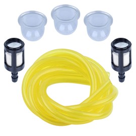Adefol Fuel Filter + Fue Line+Primer Bulb for Homelite BP250 HB18V GST GST18 GSTBC HBC18 HBC30 HBC30B HGT HLT15 HLT16 HLT17C HLT18 HLT28 HT17 HT19 ST175G ST185 String Trimmer Blower
