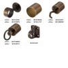 Kanirope® Wall Bracket with Hooks Bronzed for Barrier Cord Barrier