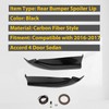 KUAFU Rear Bumper Lip Underbody Spoiler Splitter Compatible with 2016-2017
