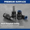 WORKPRO 25-Piece Torx Bit Socket Set, 1/4", 3/8", 1/2" Drive,