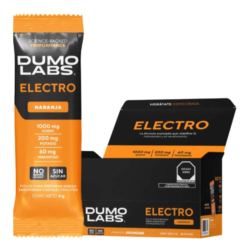 Electrolitos Sodio Magnesio 30 Porciones Dumo Electro