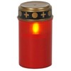 LED Grave Light Timer Red Height 12 cm