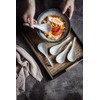 LYEOBOH Ceramic Asian Soup Spoons Set of 6 with Long