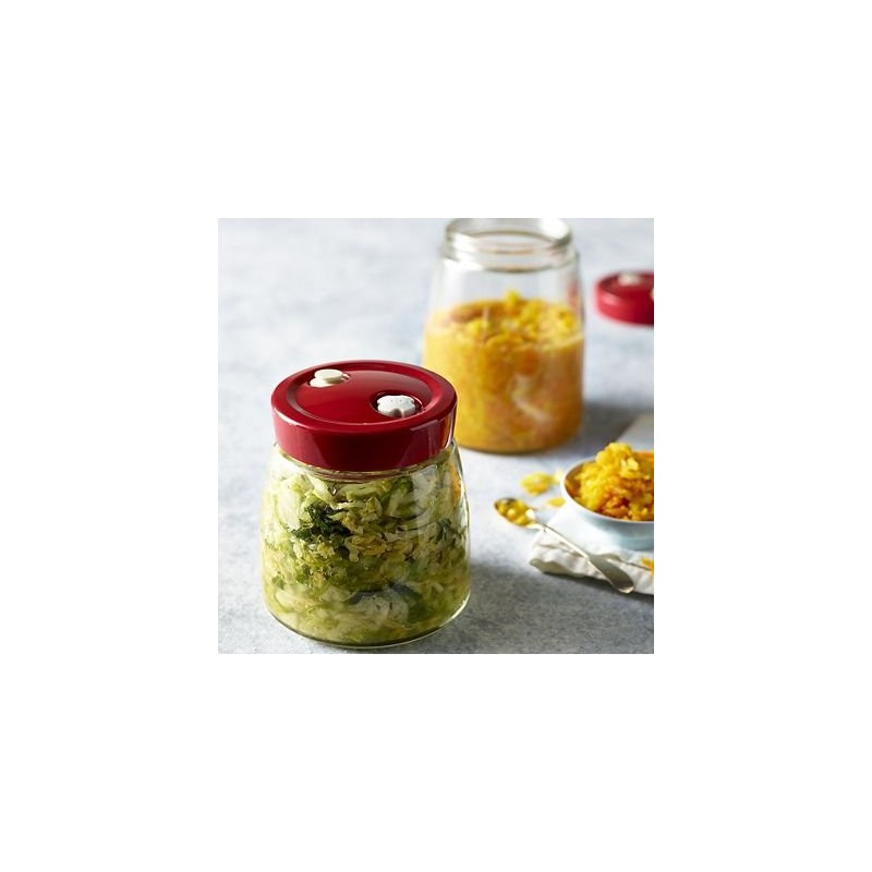 lakeland Fermentation Jar with Air-Release Valve 1L – Automatic Valve