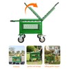 Ryansunoro Garden Seat with Cart and Wheels for Seniors, Patio,
