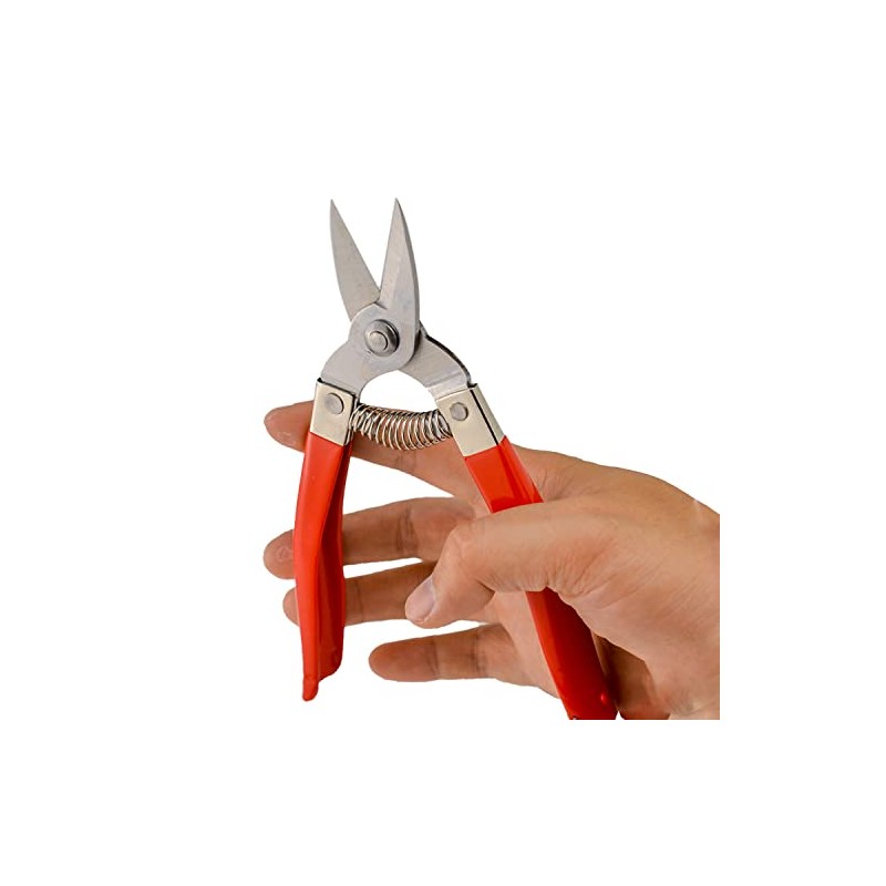 Flower Scissors Bypass Pruning Shears Garden Clips Hand Pruner 7”