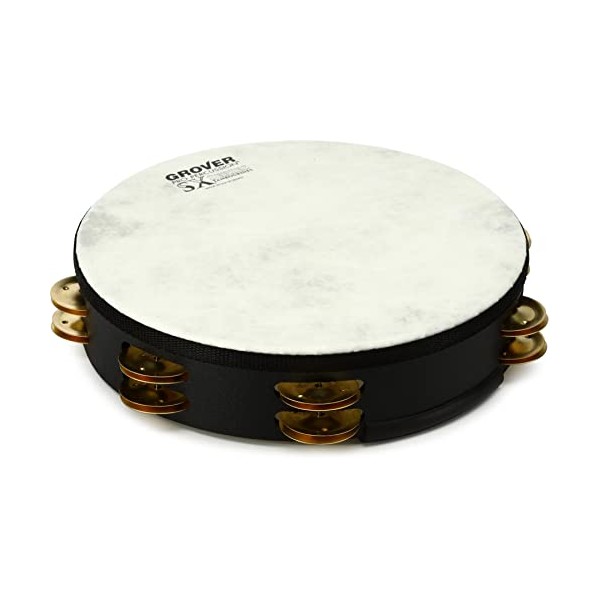 Grover Pro Percussion SX-BR SX Series 10-inch Double-row Tambourine -