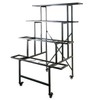 Zhongma 4 Tier Metal Flower Display Stand Frame(This item is