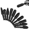 Gasea 10pcs 1/4" Shank Rotary File Drill Bits Wood Carving