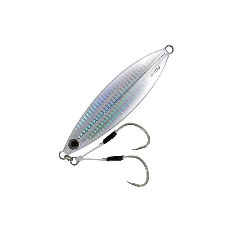 Seadra Aqua-Drop Slow Jig (Holo Silver, 130gm)