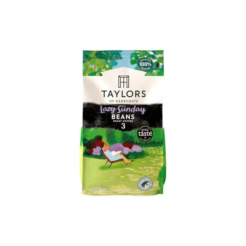 Taylors of Harrogate Lazy Sunday Beans Roast Coffee, 200.00 g