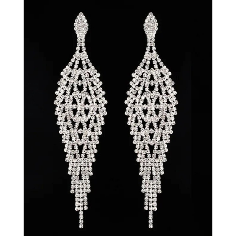 Earrings, Large Contest, Accessories, Bikini, Dress, Swing, Long Earrings, Sparkle,