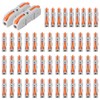 QCCAN 50pcs Lever Wire Connectors, 1 to 1 Inline Assemblable