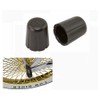 Black PVC AXLE Nut Guard for Bike Wheels for Bicycle