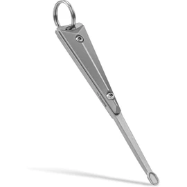 MecArmy EI2 Titanium EDC Keychain Ear Pick, Ultra-Light Earwax Removal Ear Health Care Tool Key Ring Cleaners Curette Earpick (Titanium)