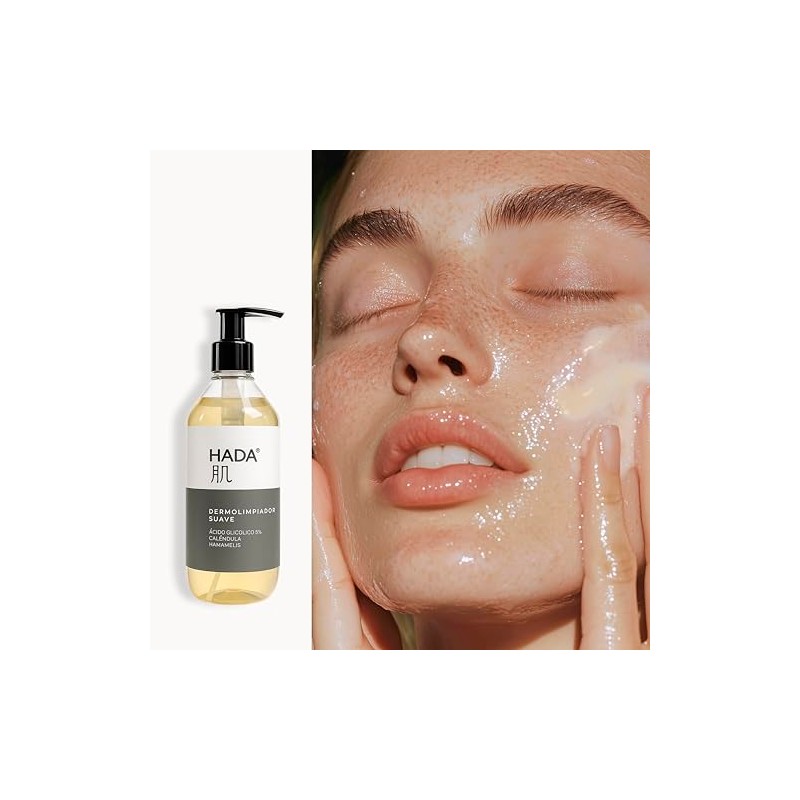 Hada Skincare Dermolimpiador Limpiador Facial Ácido Glicólico Control Sebo Limpieza