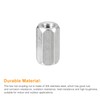 sourcing map M4 x 0.7-Pitch 12mm Length Coupling Nuts, 15pcs