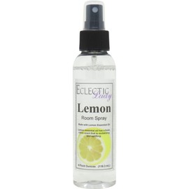 Lemon Room Spray, 2 Ounces, No Artificial Colors, Parabens, or Preservatives - Fragrant Aromatic Room Mist For Home, Room, Office, Made With Essential Oils