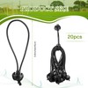 20 Pcs Soccer Bungee Cords - 5.9 Inch Bungee Straps