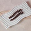 Uñas postizas acrílicas gruesas de gel, cortas, ovaladas, estilo almendra,