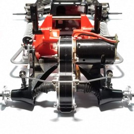 kingfly OP Parts Stabilizer Rod Set Rear Tamiya 1/10 ORV Chassis Monster Beetle Black Foot Anti Roll Bar