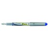 PILOT V-Pen Disposable Fountain Pens Silver Medium Nib Blue (Pack