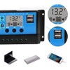 60A/50A/40A/30A 12V 24V Car RV Solar Charge Controller PWM Controller
