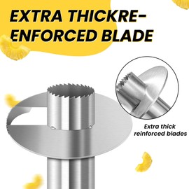 Pineapple Cutter Tool Heavy-Duty Pineapple Corer with Reinforced Welding & Thick Blade -Easy Coring & Ring Slices,Pineapple Slicer Saves Time and Effort.