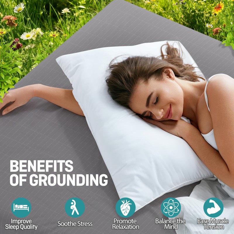 Grounding Fitted Sheets Full Size, Grounding Sheets Full with 10%