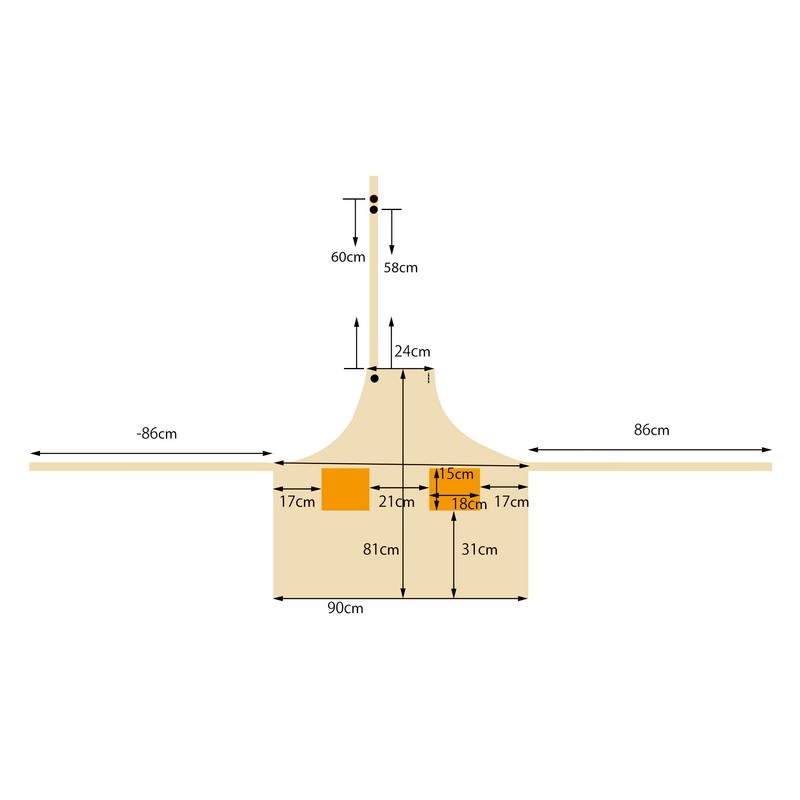 Simple apron Cafe like Basic type