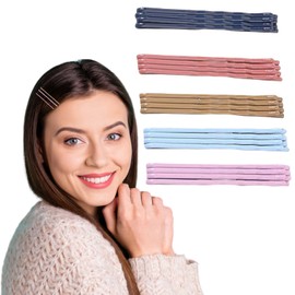 Traziewell Colourful Hair Pins Hair Clip Mini Hair Clips Hair Clip in One Word Colour Children's Hair Claws Simple Hair Clips Side Clip Alloy Woman Simple Hair Clips Women's Thin Hair 0808