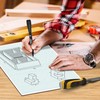 SCRIBBLEDO Isometric Grid 11"x14" Large Graph Dry Erase Board Double-Sided