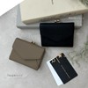 Compact Mini Wallet, Genuine Leather, Small Folding Wallet, Trifold Wallet,