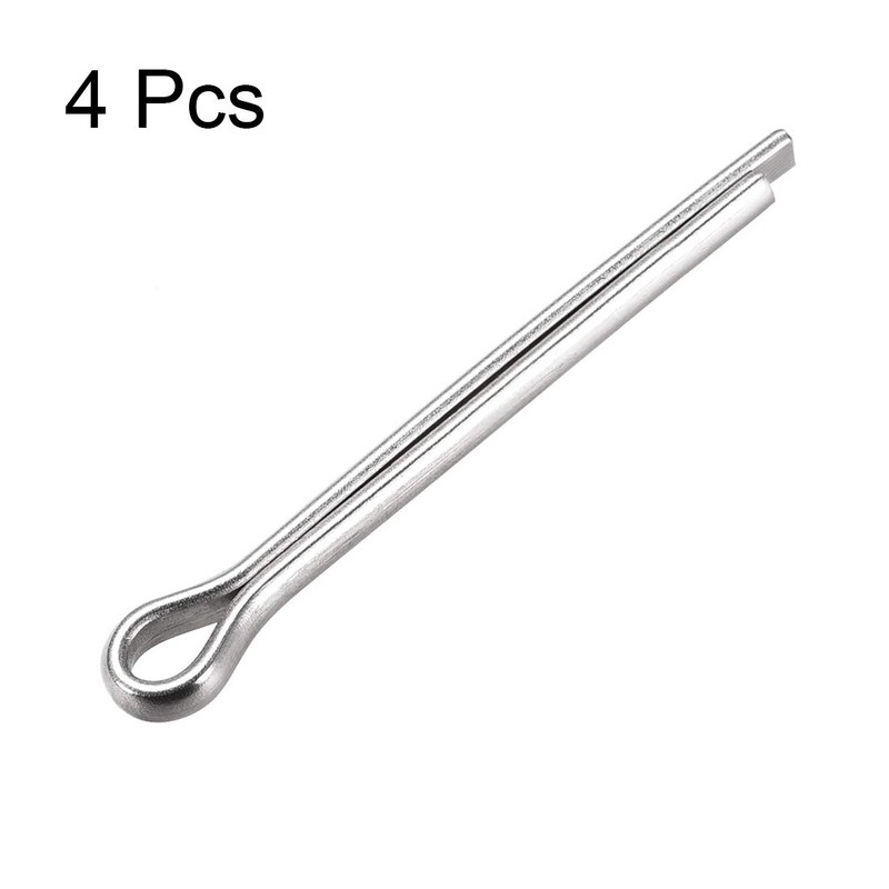 sourcing map Split Cotter Pin - 5mm x 60mm 304