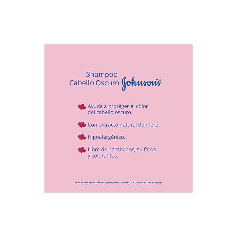 Shampoo Johnson’s Cabello Oscuro 200 ml
